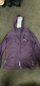 Size 10 Purple Kathmandu waterproof, windproof and breathable jacket