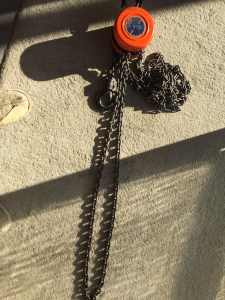 Block and Tackle. Chain