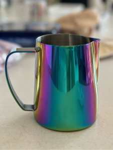 Barista milk jug steam assorted colours