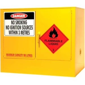Under Bench Flammable Cabinet Storage (100L) Brisbane