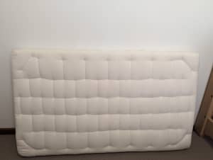 Organic natural cot mattress - immaculate condition 