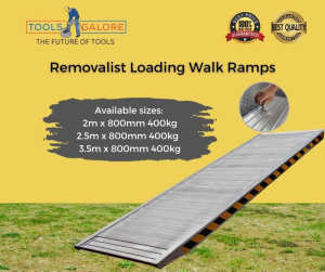 Removalist Loading Walk Ramps (2M,2.5M,3.5M) 400kg Capacity