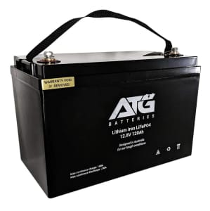 ATG Batteries 120AH 12V Lithium Iron Phosphate LiFePO4 Battery with BT