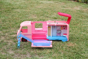 Barbie campervan RV toy playset