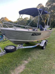 boat brooker 410 safari 40 hp Yamaha