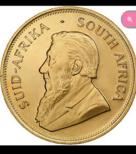 Kruger Rand 1 Oz Fine Gold Coin