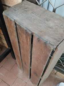 Old wood pear box
