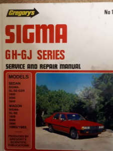 Mitsubishi Sigma GH GJ Gregorys workshop manual