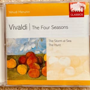 Vivaldi - The Four Seasons - Yehudi Menhuin, Violin - 1 Music CD