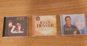 Three best of cds, David Cassidy, Dr Hook and John Denver