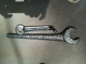OLD TOOLS - BLACKSMITH HAND FORGED TOOLS - SPANNERS