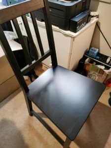 IKEA Stefan brown-black wood chair in excellent condition