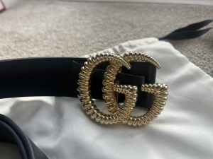 Gucci Torchon Double G Buckle Leather Belt