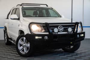 2012 Volkswagen Amarok 2H MY12.5 TDI420 4Motion Perm Ultimate White 8 Speed Automatic Utility