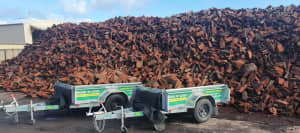 Firewood - 600kg - Redgum / Mallee / Hardwood - Free 2hr loan trailer 
