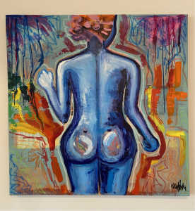 Original Acrylic Painting by Local Sydney Artist ‘Blue Physique’
