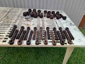 Ex Ghan Railway bolts and pegs