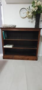 Book shelf - dark brown wood. Excellent condition. 