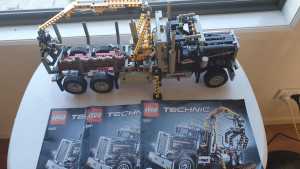 Lego Crane log truck 