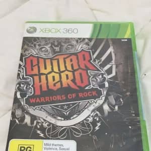 Guitar hero 5 warriors of rock Xbox 360 UNOPENED