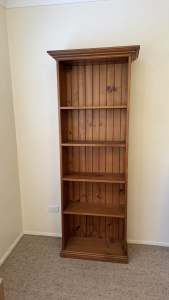 Stained Timber bookshelf
