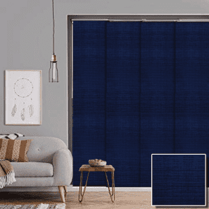 Luxury Linen Texture Extendable Panel Blinds 140cm-360cm W x 230cm D