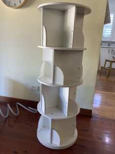 Spinning rotating 4 tier bookcase from dstore