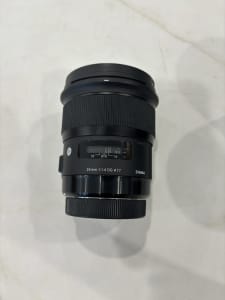 Sigma Art 24mm f1.4 for Canon as new condition