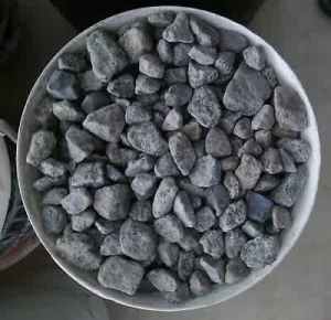 Garden rocks tumbled Granite Zeb blue $5 a bucket
