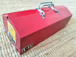Metal Two-Tray Toolbox (Box only, tools not included)