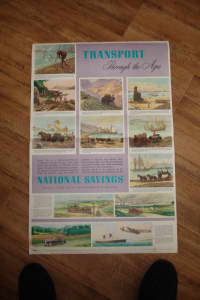NATIONAL SAVINGS POSTERS FROM 1950s/60s. RARE ORIGINALS NOT REPRINTS