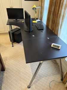 IKEA Office table black color used