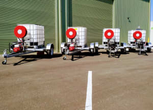 Farm Utility Trailer, Fire Fighting, Watering. Delivered 1000/2000L