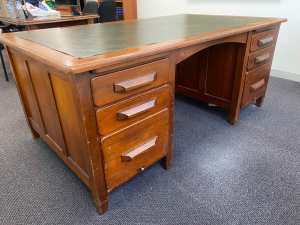 Desk -Large solid pedestal style