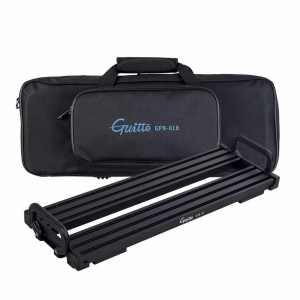 Guitto GPB-01-s Small Guitar Effect Pedal Board w Gig Bag 51x18cm