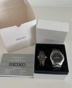 Seiko Watches (1 x mens and 1 x woman’s)