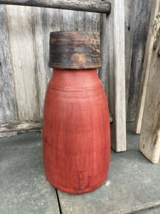 Wooden Indian Decorative Pot/Vase