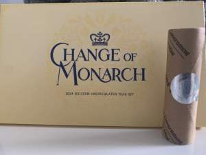 2024 King Charles $2 Roll & Change of Monarch Set
