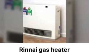 Rinnai gas heater - used like new 