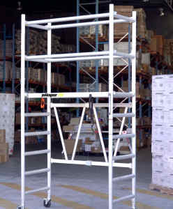 4.2m Reach new aluminium scaffolding mobile tower Newcastle