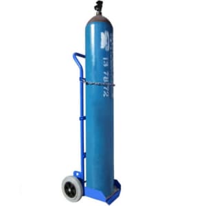 Gas Cylinder Trolley for 1 x G Size or 1 x E Size Cylinder