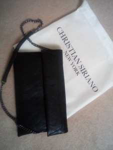 Christian Siriano New York womens black bag new