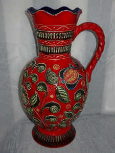 Giant 52cm W. Germany Vase Jug Pitcher Bay Keramik 1960s