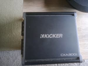 Kicker Amp and Rockford Fosgate speakers
