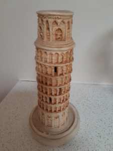 Replica of Leaning Tower of Pisa Ornament