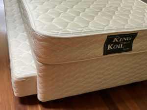 King Koil King Single trundle bed and mattress