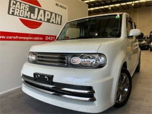 2011 Nissan Cube Z12 Rider Autech Pearl White Continuous Variable Wagon