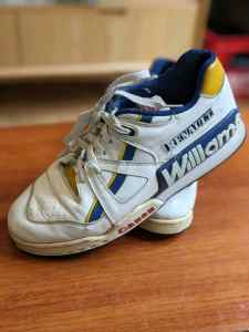 Williams Renault Trainers White Vintage Canon Racing Sneakers