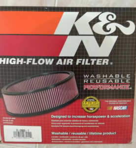 K&N Air Filter (New/Unused) E-2605-1 (Interchangeable with Ryco 455)