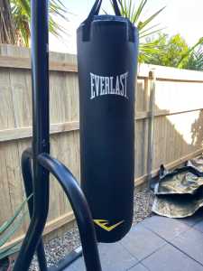Boxing stand and bag